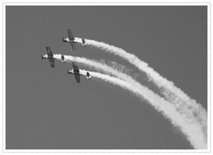 Stunt Planes, Oshkosh, WI, 2008 ©
