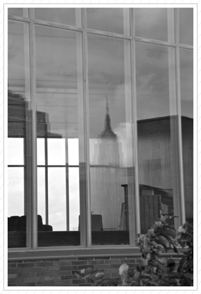 Reflection of the Empire State Bldg.