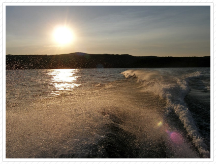 Boat Wake, Lake George ©